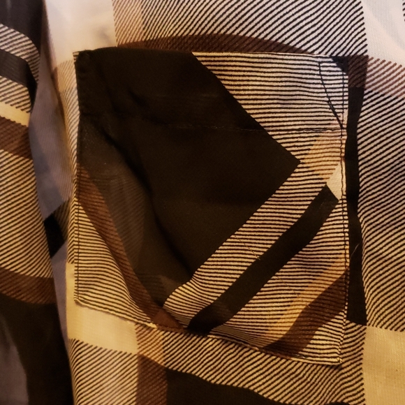 Plaid Semi-Shear Button Up - Picture 6 of 7